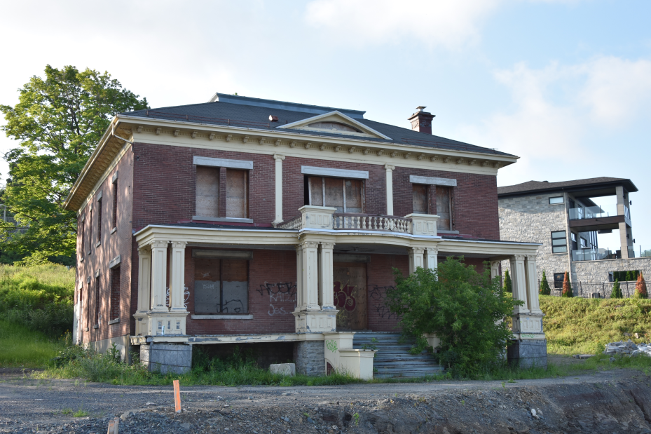 La maison Rodolphe-Audette à Lévis aujourd’hui démolie. Photo : Le journal de Lévis, Aude Malaret.