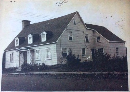 Photo de la maison au début des années 1950 après les travaux de rénovation. Collection de la famille Mc Farlane