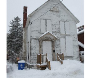 La maison allumettes située au 207, rue Notre-Dame-de-L’Île à Gatineau. Photo Nathalie Smith.