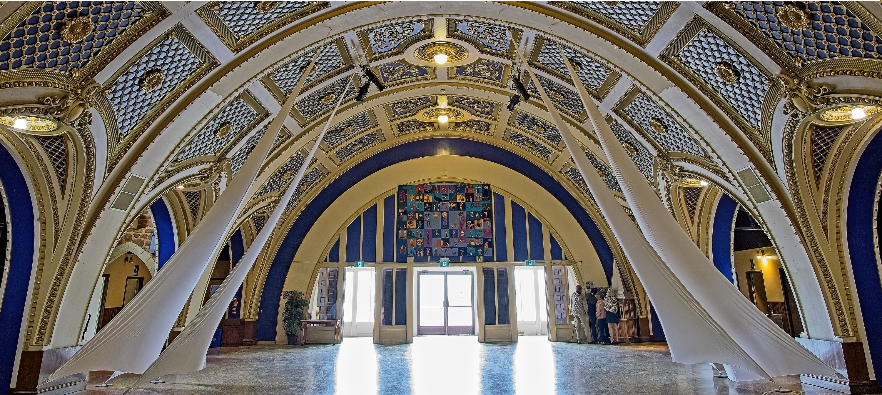 Entrée du Centre des arts populaires de Nicolet.