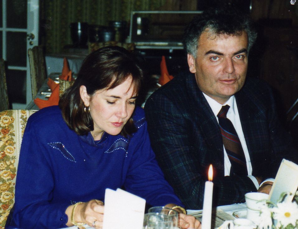 Catherine Clément-Talbot et Normand lors du congrès de Notre-Dame-du-Portage, en 1989.