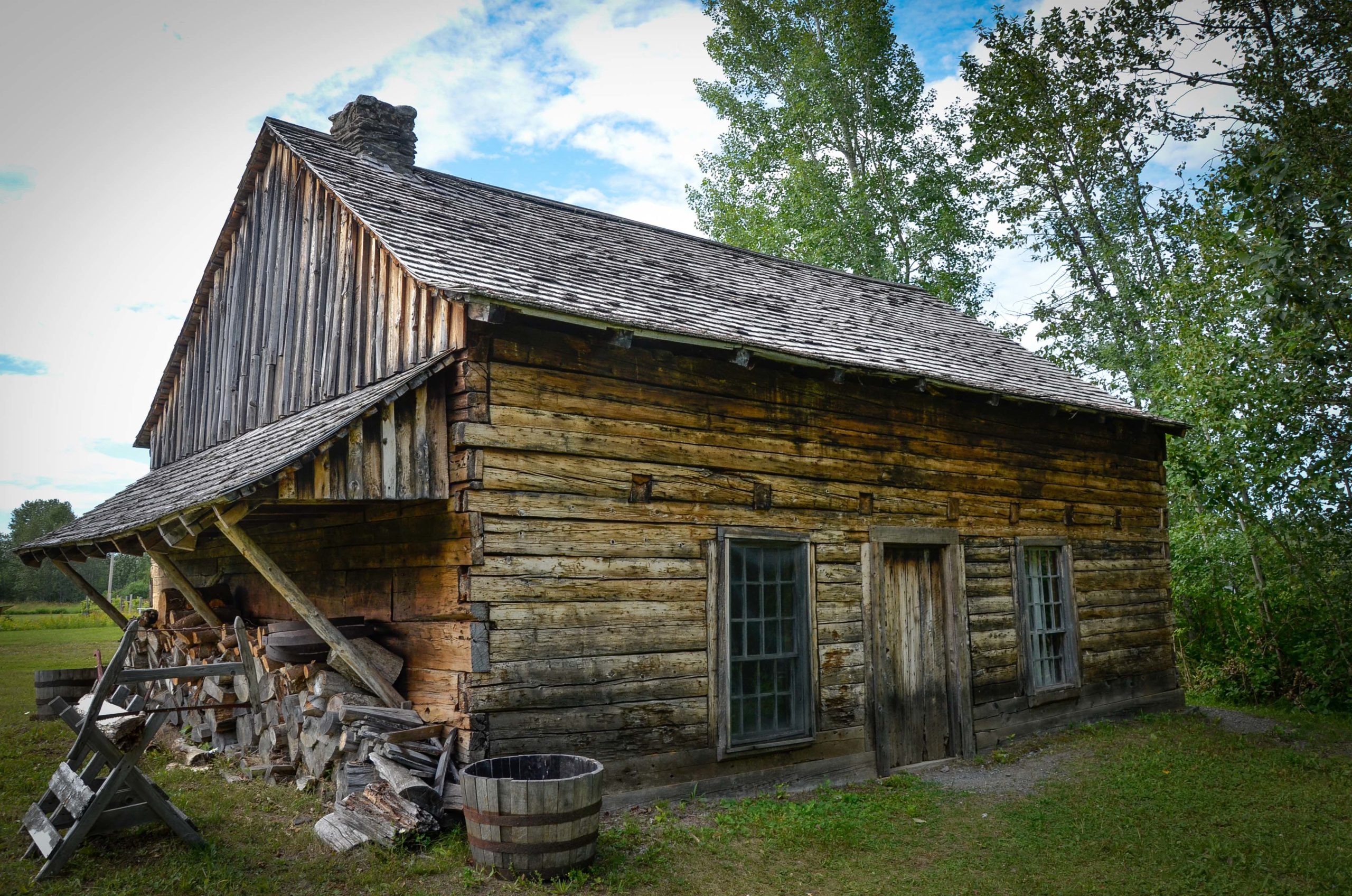 Maison Roy au village acadien de Van Buren dans le Maine qui faisait alors partie de l’Acadie daterait de c1790