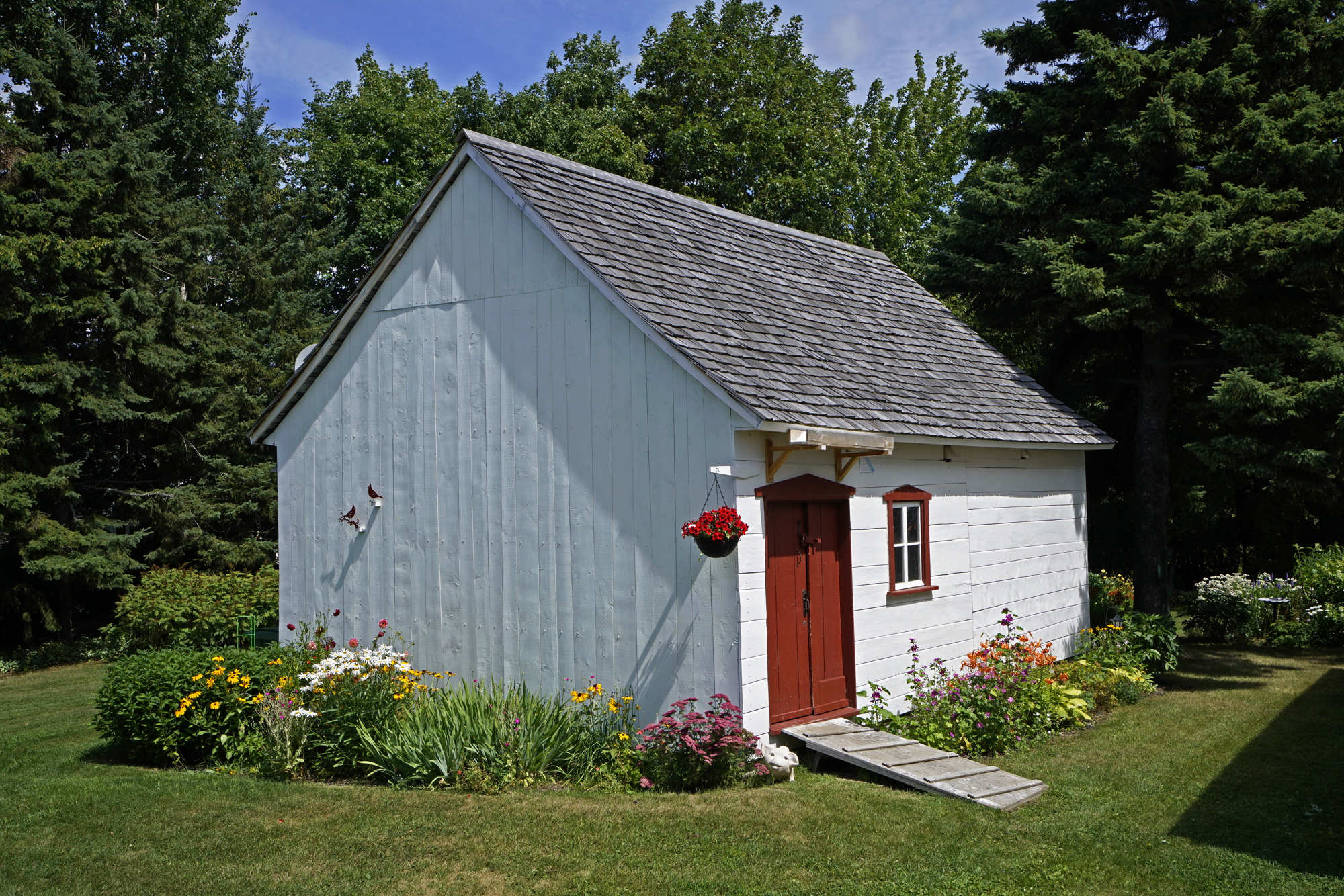 Le hangar d’Arthur Plumpton. Crédit photo : Arthur Plumpton