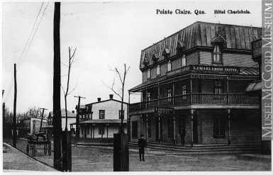 Hôtel Charlebois, Pointe-Claire, QC, vers 1910 Anonyme Don de Mr. Stanley G. Triggs MP-0000.904.5