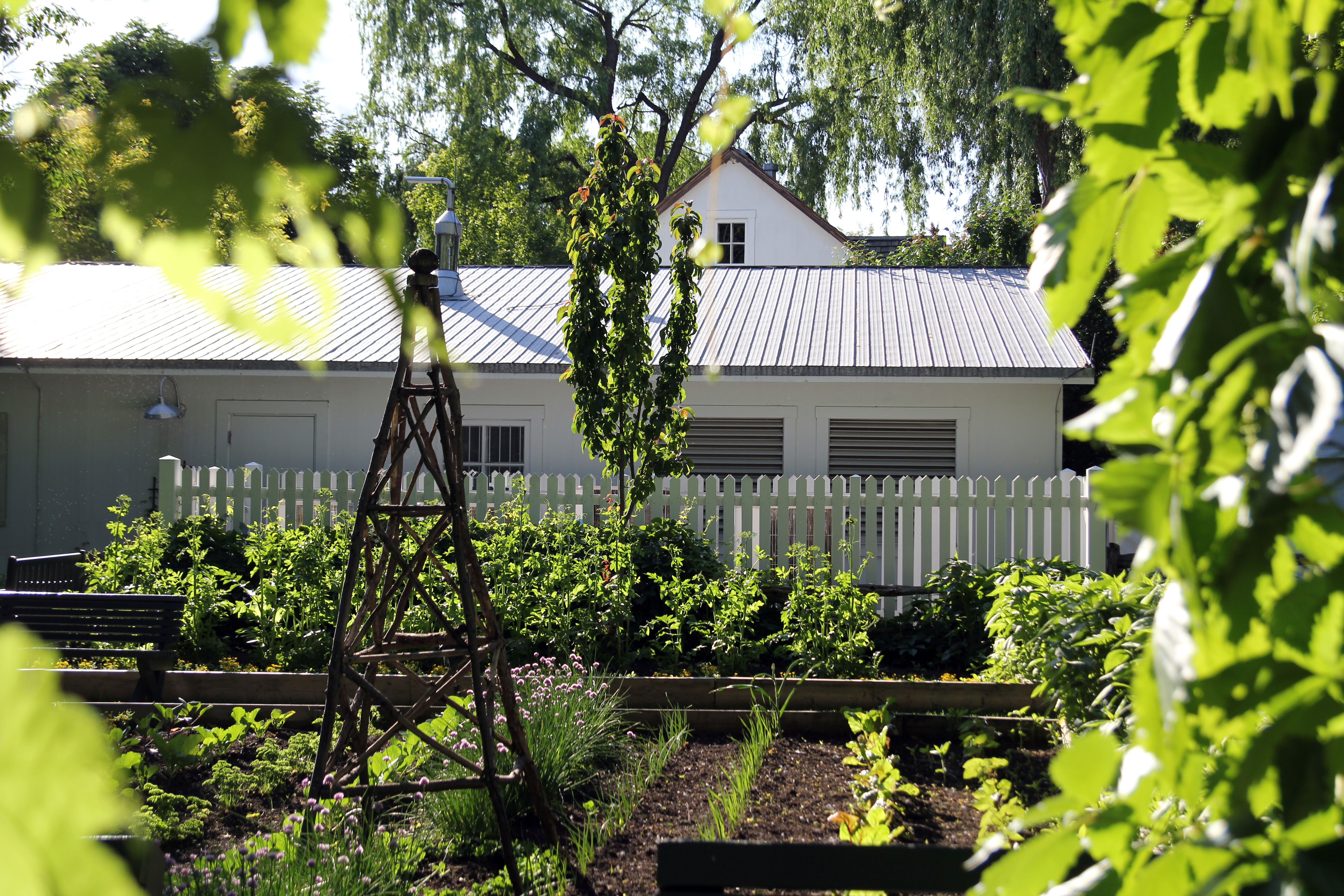 Jardin de la maison Saint-Gabriel, Crédit photo : Maude Deblois