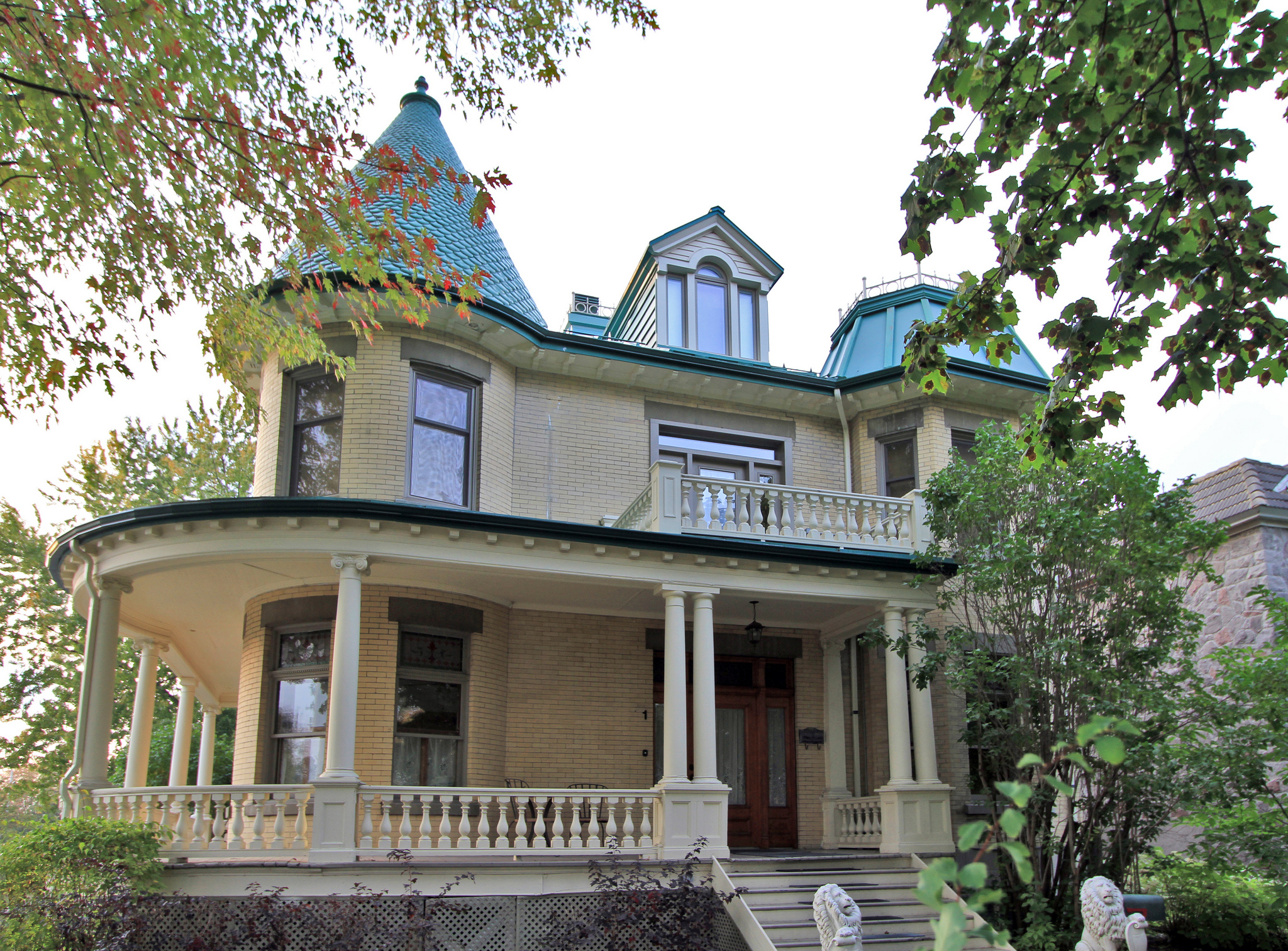 Maison George Lebel. Source : patrimoine.ville.montreal.qc.ca Crédit photo : Denis Tremblay