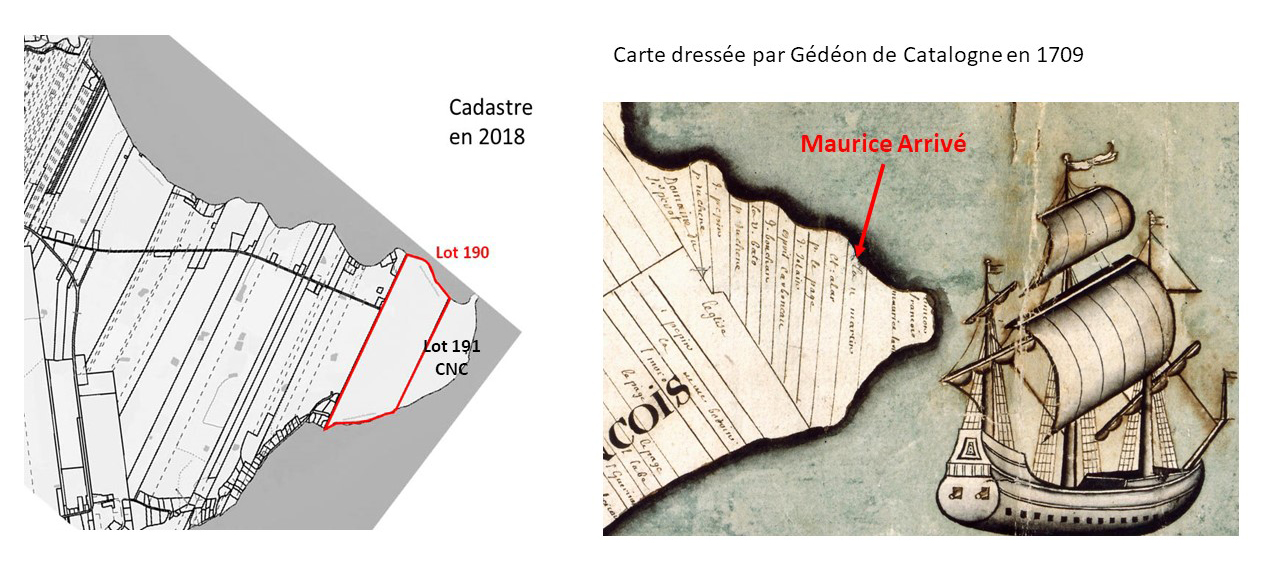 Figure 1 – La « Préservation du cadastre » conçue par Michel Gauthier — Carte dressée par Gédéon de Catalogne en 1709