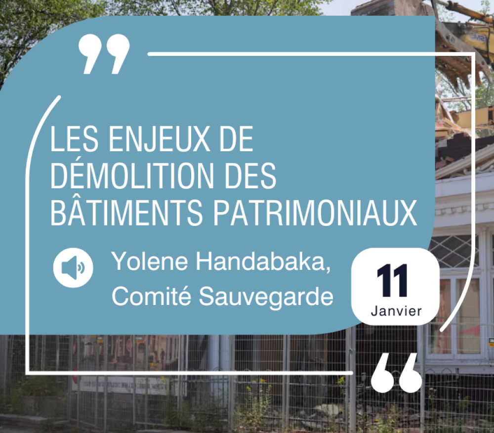Conférence virtuelle - Les enjeux de démolition des bâtiments patrimoniaux