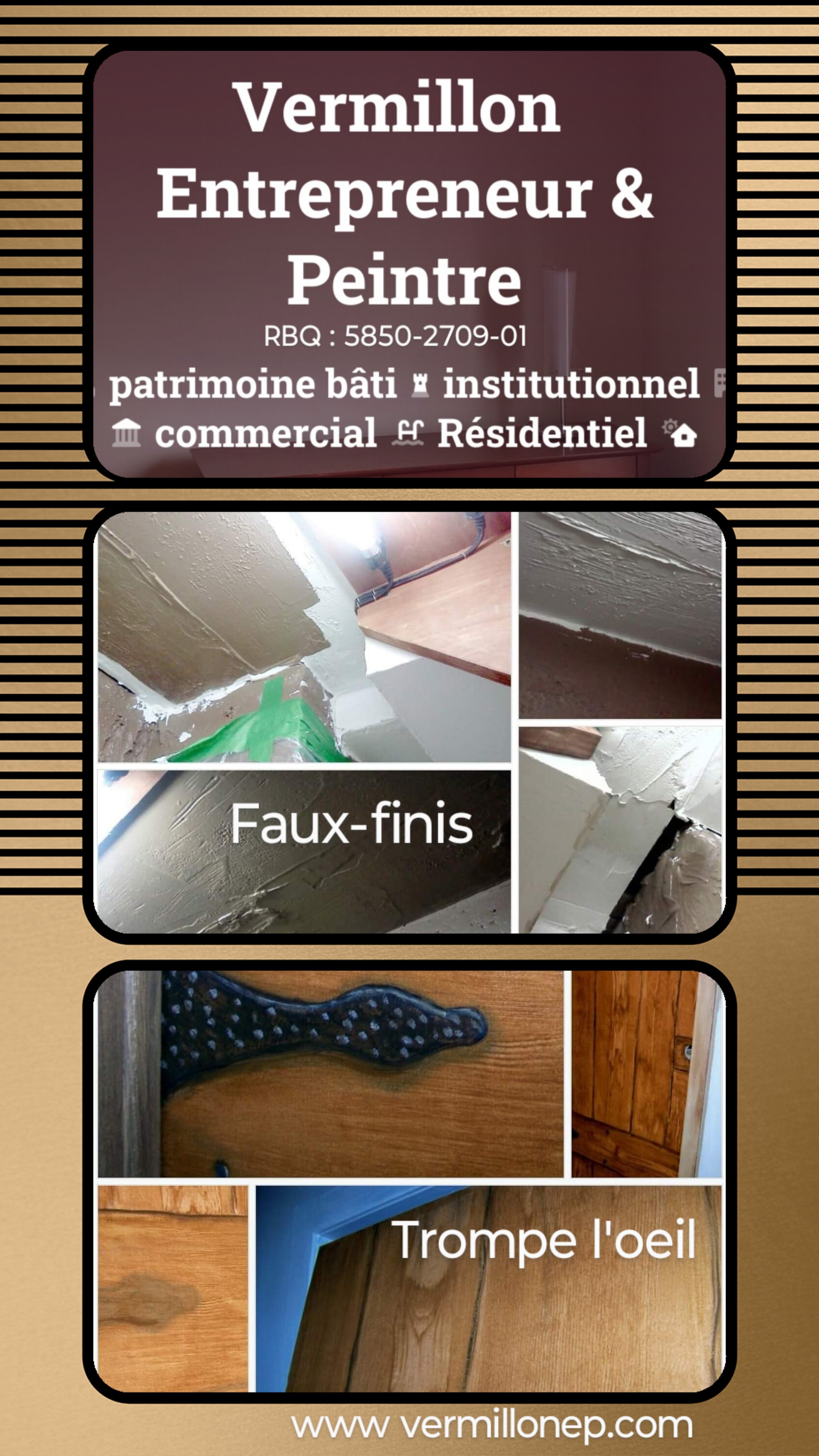 Vermillon Entrepreneur & Peintre